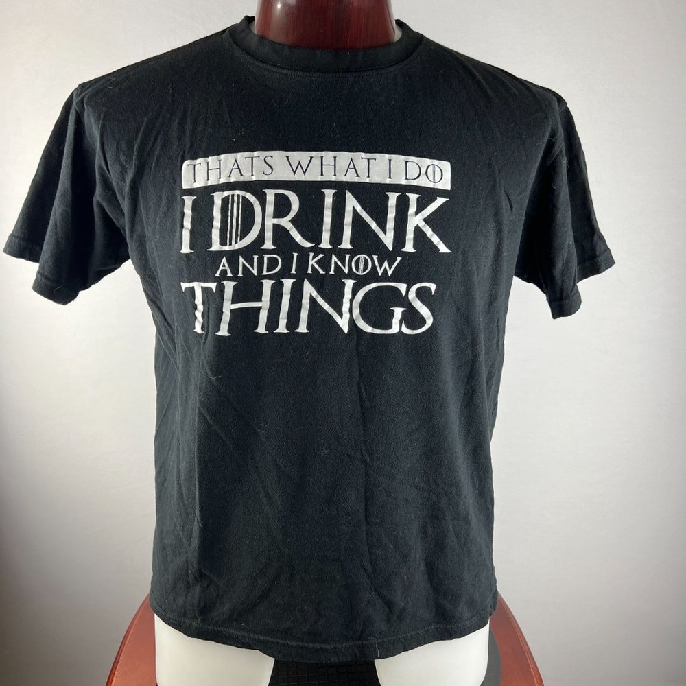 Game Of Thrones I Drink And I Know Things XL T-Shirt